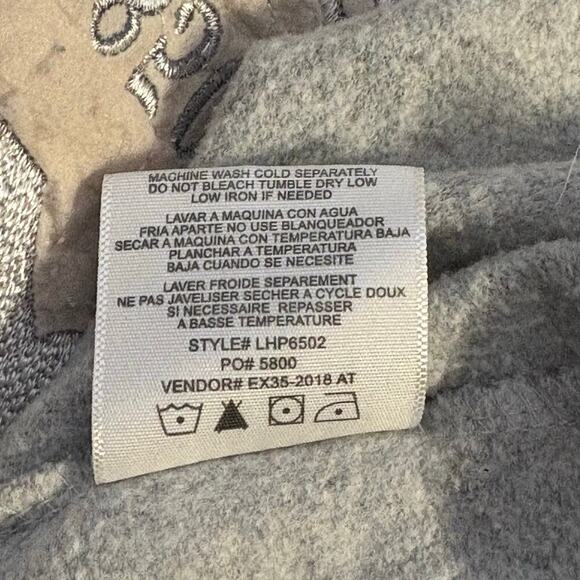 Beach Patrol Top Woman's Small Cropped Gray California Embroidered Hooded - Picture 11 of 13